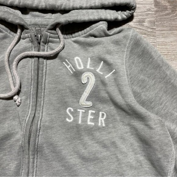 Hollister Hoodie Zip Up Sweater Medium - Picture 2 of 6